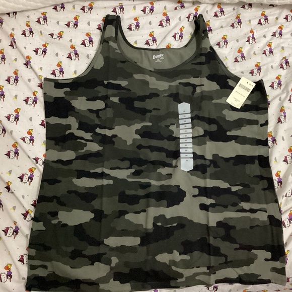 Duluth Trading Women’s Tank Top NWT Gray camouflage - Picture 1 of 1